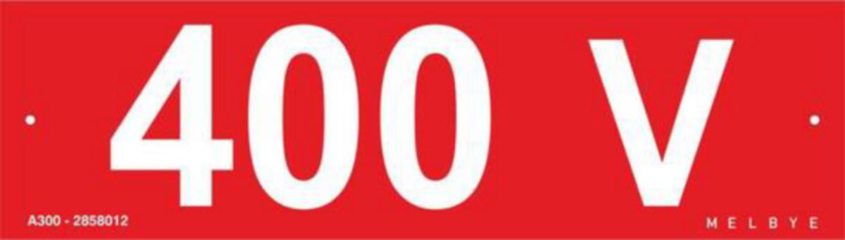 Varselskilt Melbye Spenning
