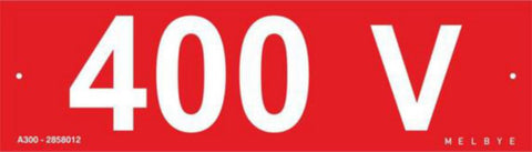 Varselskilt Melbye Spenning