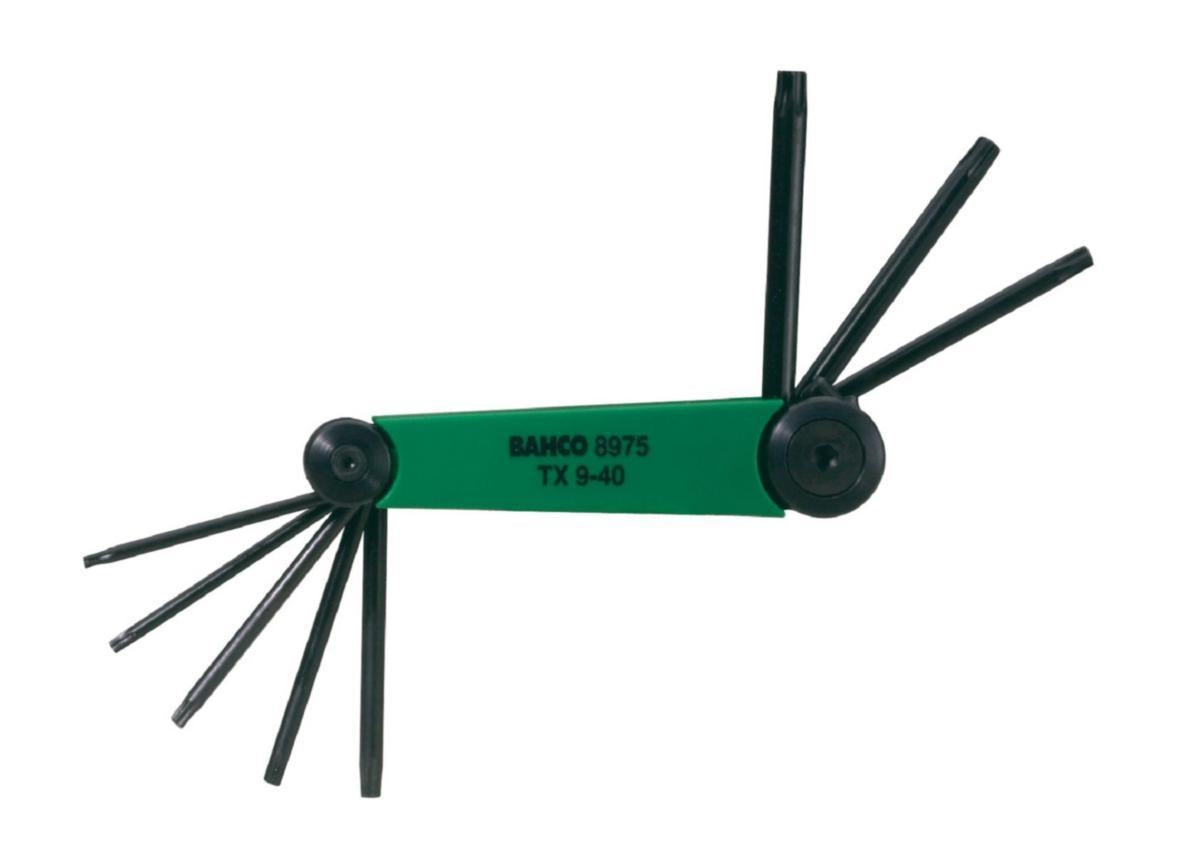Foldesett Bahco 8975 Torx