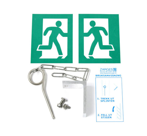 Toppdeksel og utløser for brannstige - Eurostigen