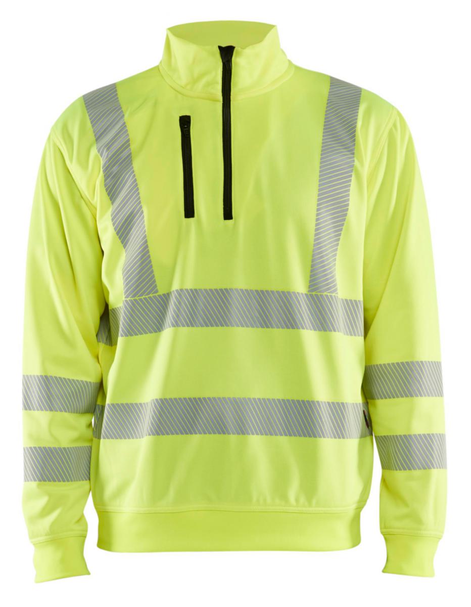 Collegegenser zip Blåkläder 3564 HiVis kl.3