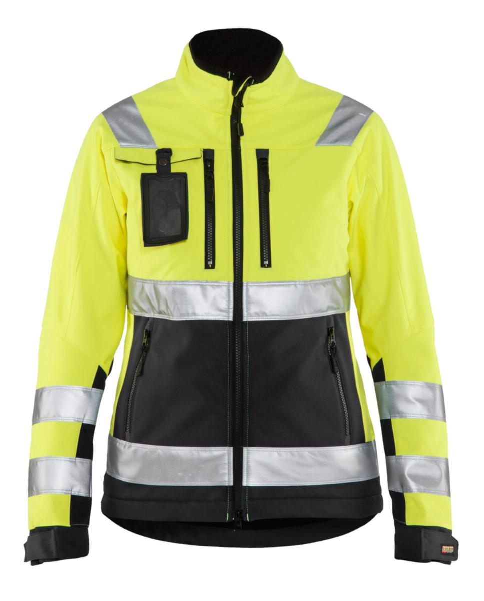 Softshelljakke dame Blåkläder 4902 HiVis kl.2