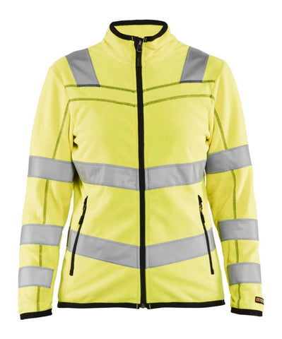 Microfleecejakke dame Blåkläder 4966 HiVis kl.3 (534764)