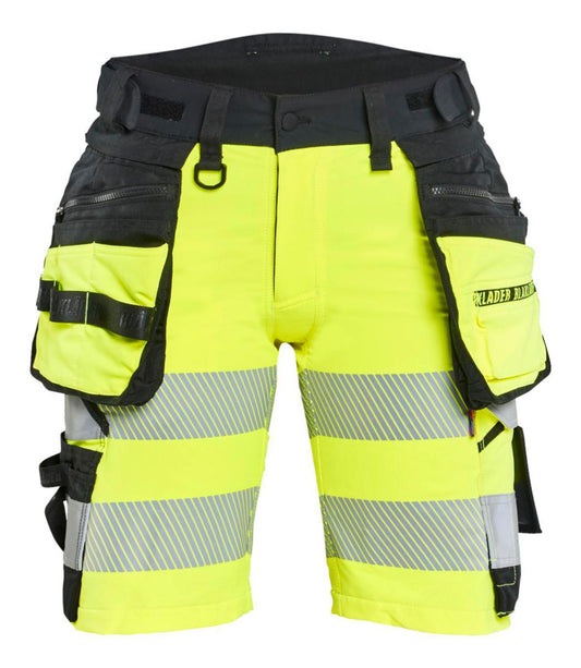 Håndverksshorts dame Blåkläder 7020 HiVis kl.1