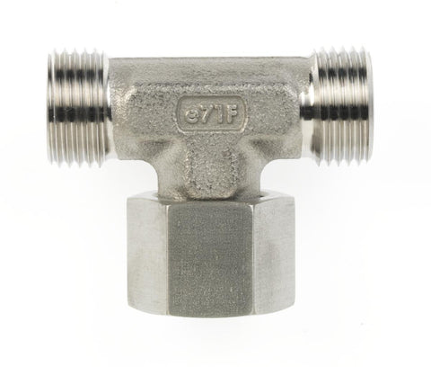 T-rør justerbart ETKO, rustfritt