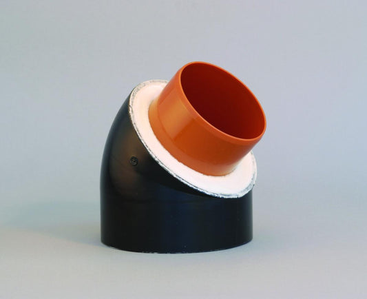 Isovarm PP Bend 45° avløp - Pipelife