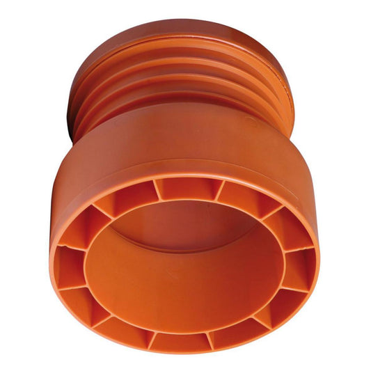 Overgang fra betongmuffe, rødbrun, PP - Pipelife