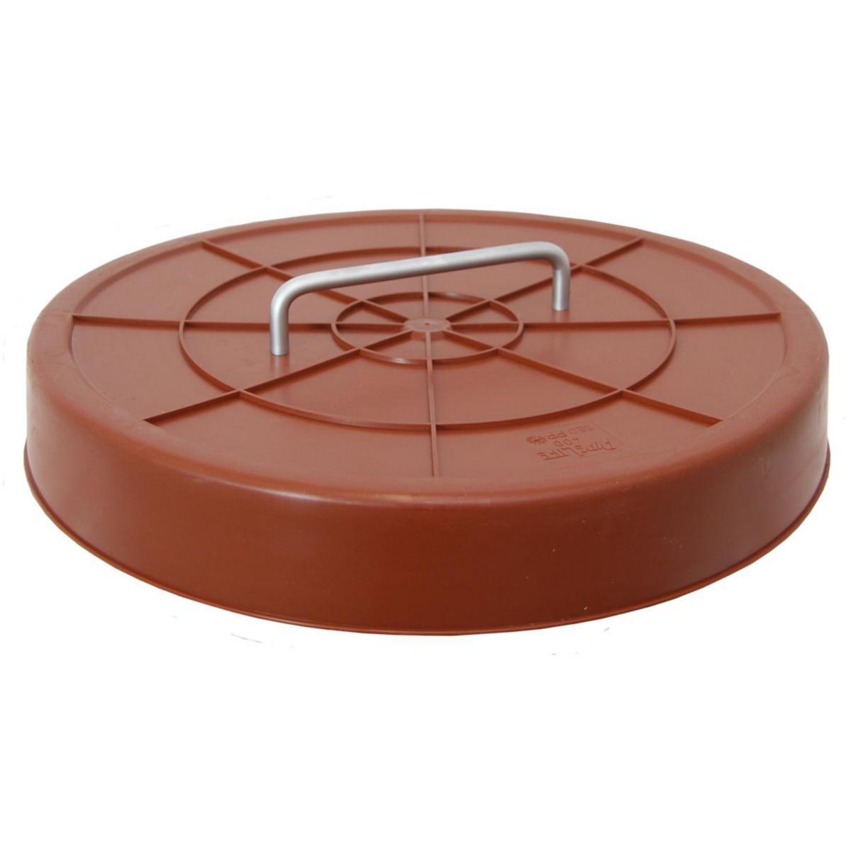 PP lokk, utvendig m/håndtak Pipelife