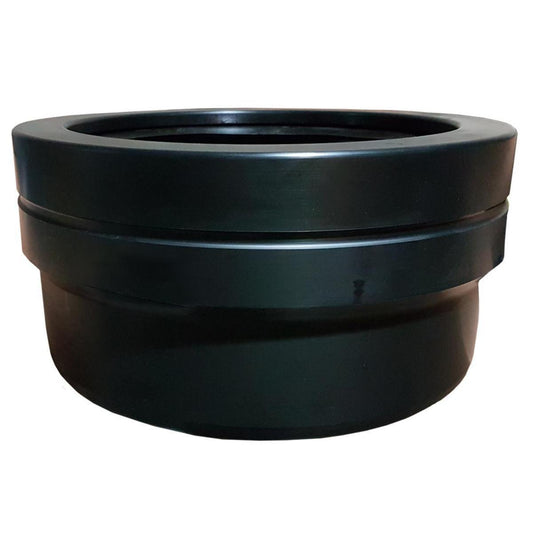 Overgang fra betongmuffe, svart PP - Pipelife