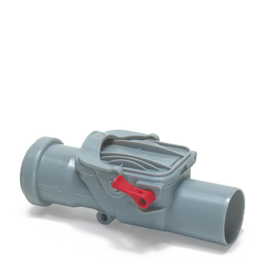 Mekanisk tilbakeslagsventil f/avløp. dobbel klaff og lås. - Kessel