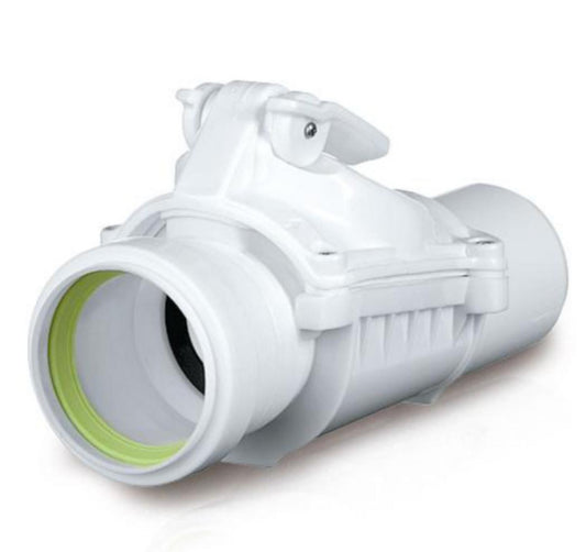 Tilbakeslagsventil horisontal ZK-ZB. KARMAT Hvit - Helnor