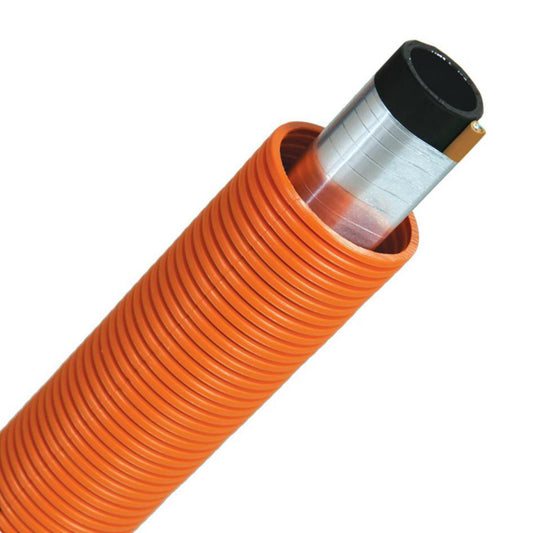 Rør PE100 T300 trykkavløp m/grønn ohmsk varmekabel, trommel - Pipelife