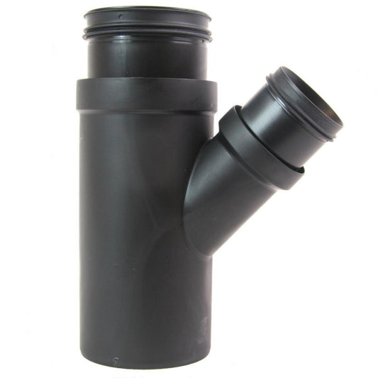 Grenrør 45° svart, Smartline