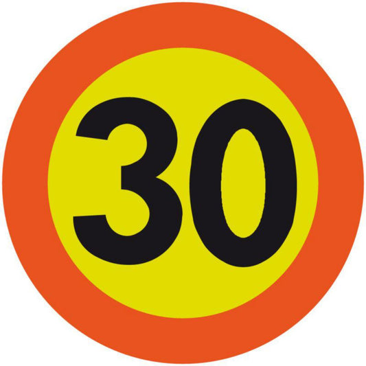 Skilt fartsgrense 30, nr. 362 - a-collection