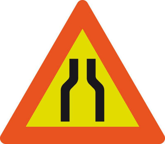 Skilt smalere veg, nr.106.1 - a-collection