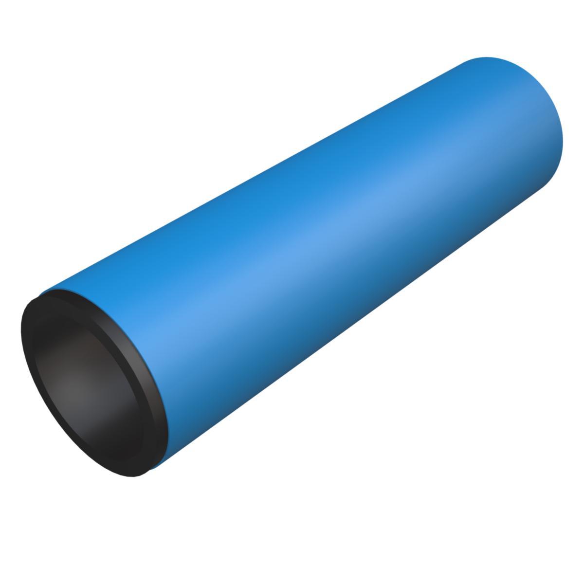 Trykkrør Japi-Pipe SDR11 PE100 med kappe, blå - Hallingplast