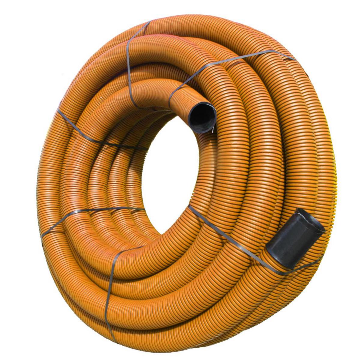 Kabelrør PE DV, oransje, Pipelife