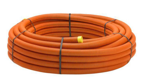 Kabelrør PE DV, oransje, Uponor