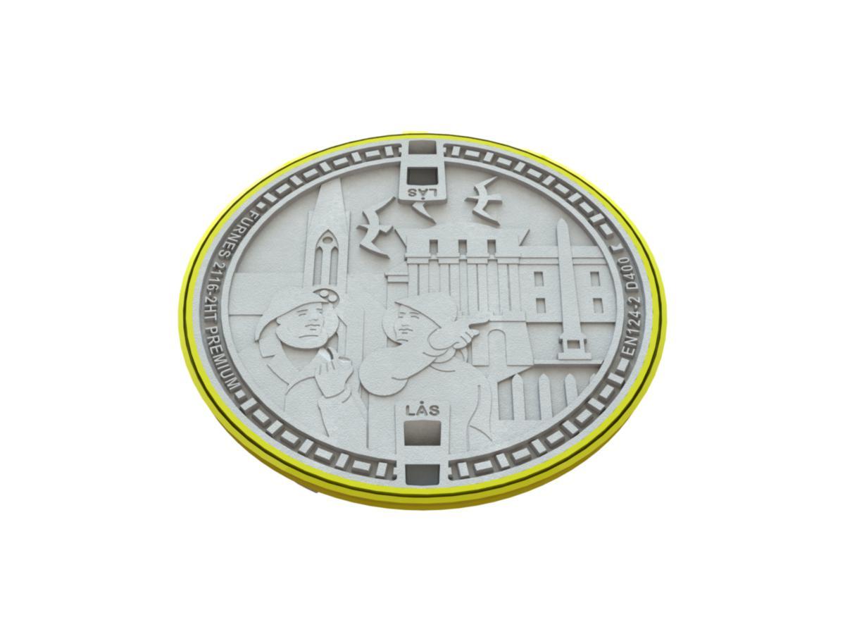 Kumlokk Premium 2116HT, med Haugesund logo, Furnes