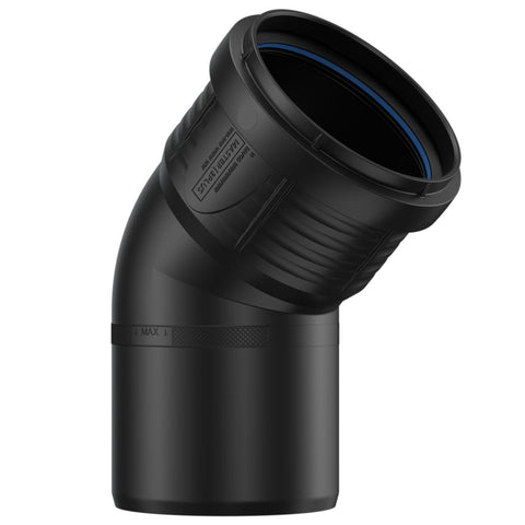 Bend 45° med en muffe PP, Master3Plus - Pipelife