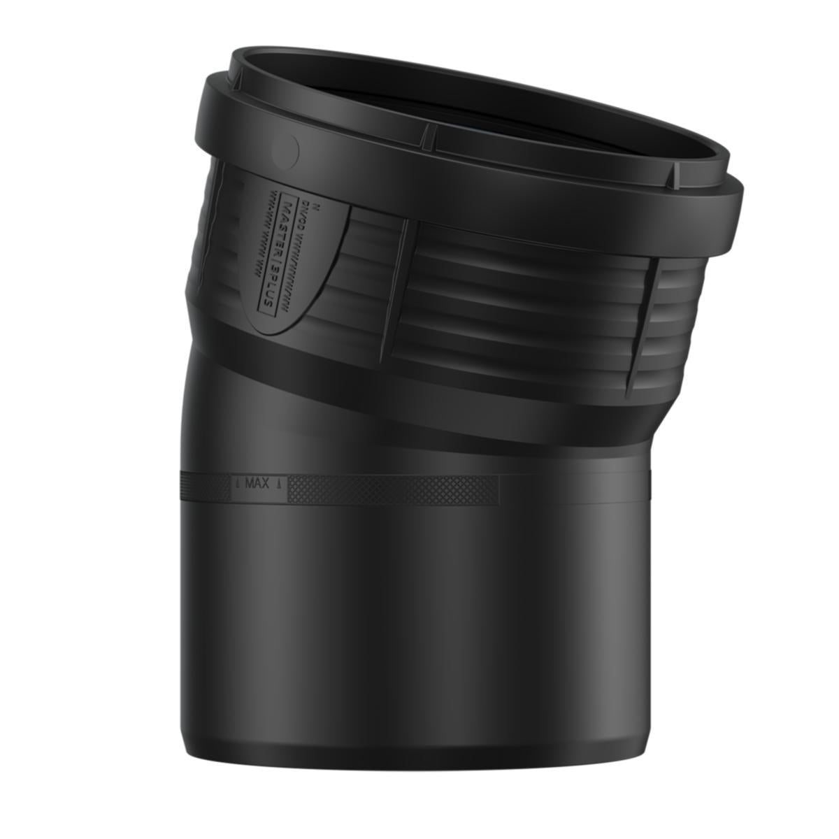 Bend 15° med en muffe PP, Master3Plus - Pipelife