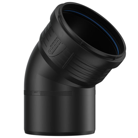 Bend 45° med en muffe PP, Master3Plus - Pipelife
