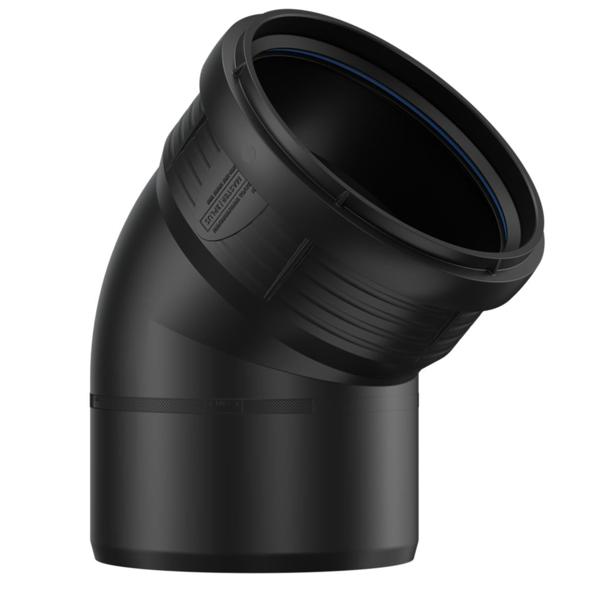 Bend 45° med en muffe PP, Master3Plus - Pipelife