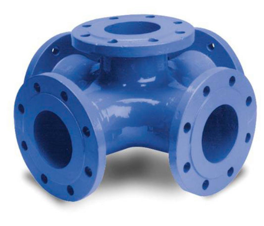 Flensekryss m/ brannventilavstikker Duktilt AVK