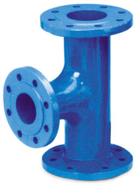 Flense T-rør PN16 Duktilt AVK