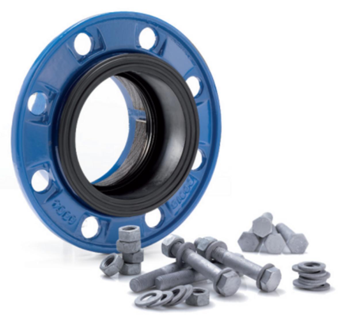 Spareflenspakke strekkfast for PVC/PE rør - AVK