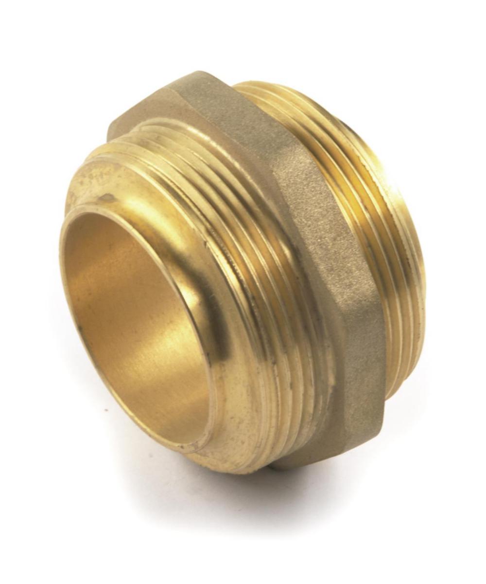 Dobbelnippel messing type 144, Isiflo