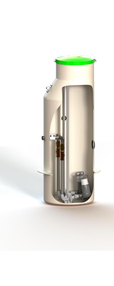 Pumpestasjon Kompus type 08-2