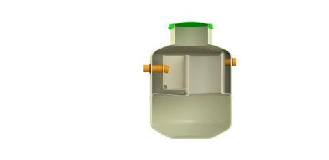 Slamavskiller stående Baga, Kingspan - Vestfold Plastindustri