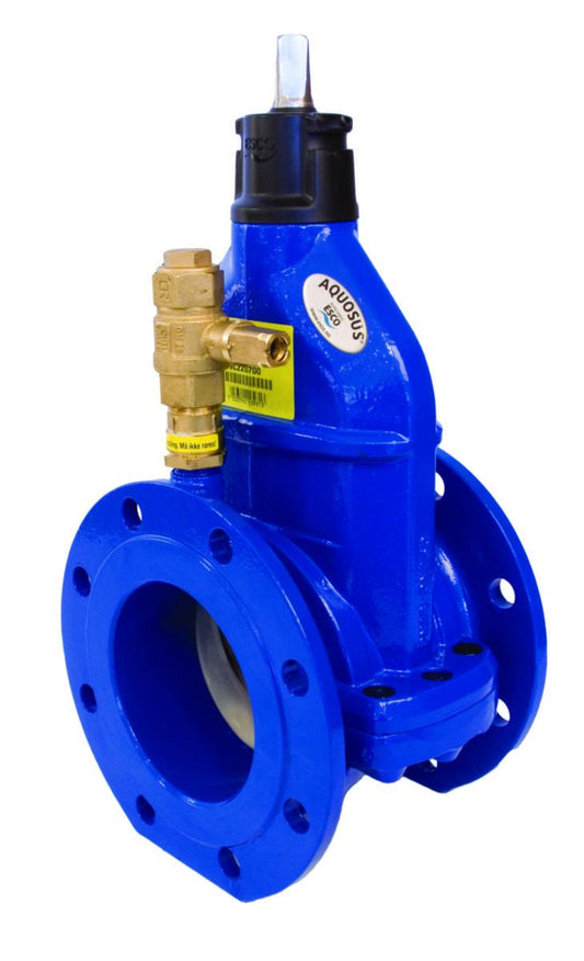 Sluseventil AQ-701-211-40 m/serviceventil, venstre. AISI 420 Spindel