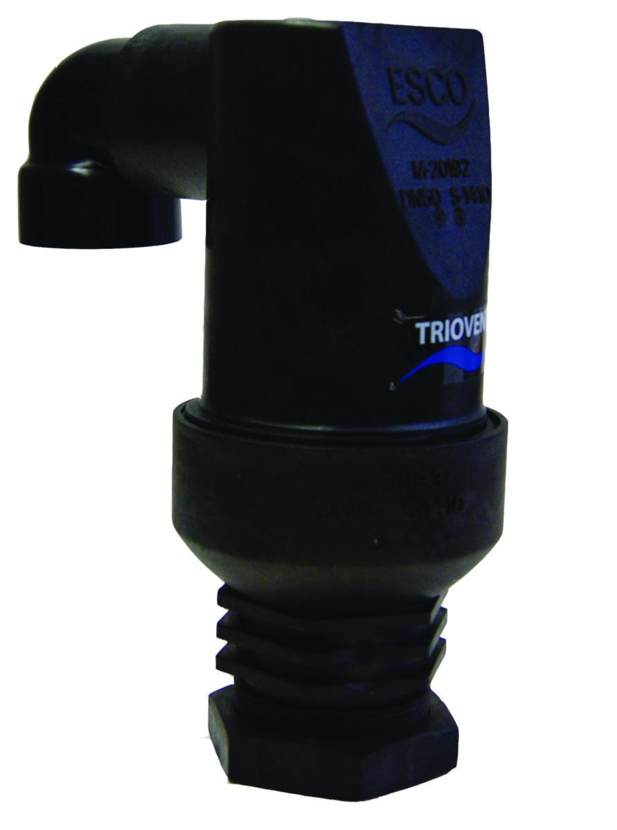 Lufteventil S-1410 Triovent - Ulefos