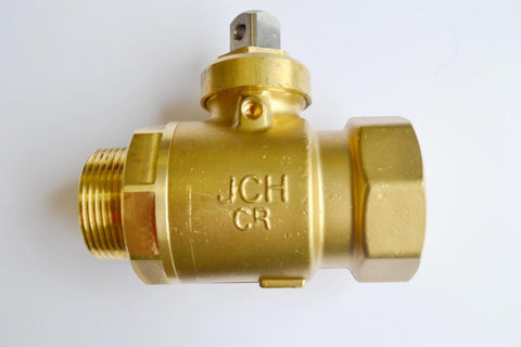 Kuleventil messing JCH, utv./innv. gjenger - AVK