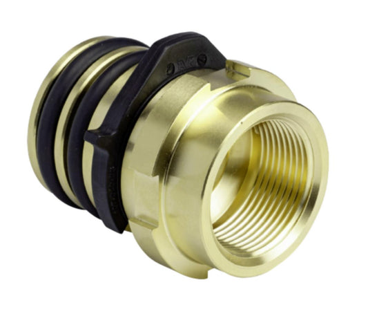 Supa Lock Overgang innv.gjenger, Messing - AVK