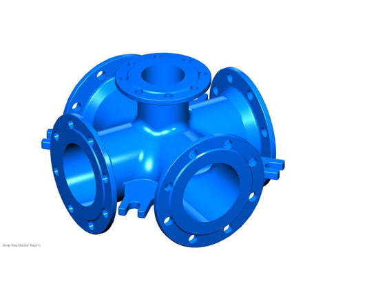 Flensekryss m/avstikk og forankring Ulefos