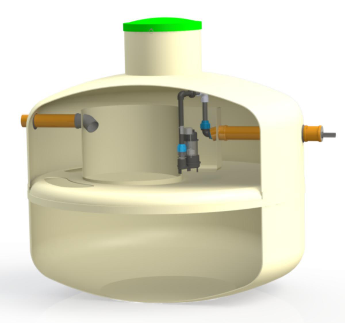 Slamavskiller Baga m/ integrert støtenhet Kingspan