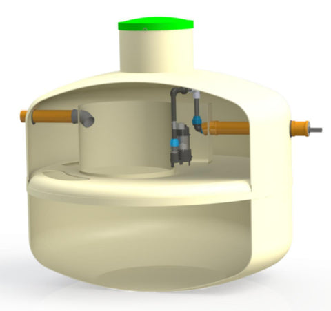 Slamavskiller Baga m/ integrert støtenhet Kingspan
