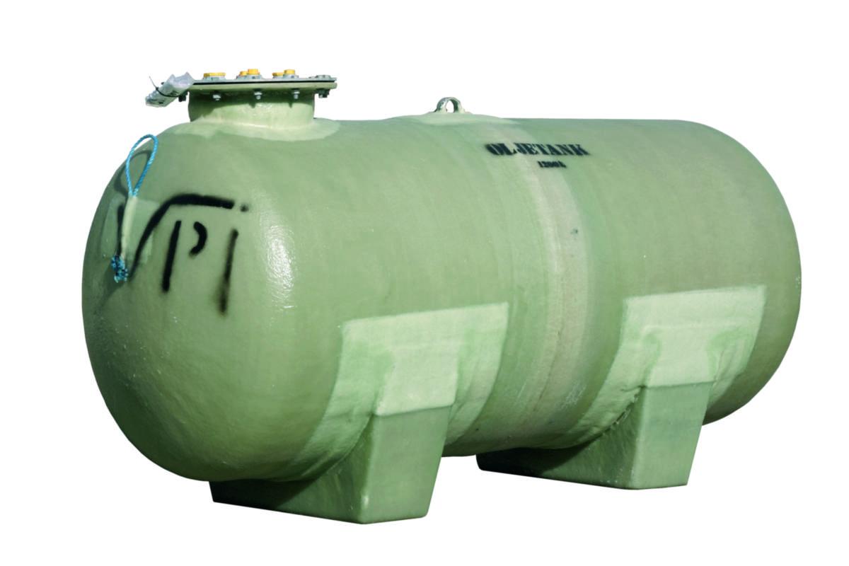 Oljetank med vugger, Kingspan - Vestfold Plastindustri