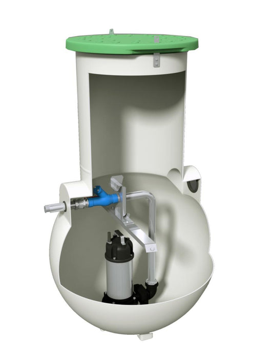 Pumpestasjon Kompus type PE 850-S m/halsforlenger