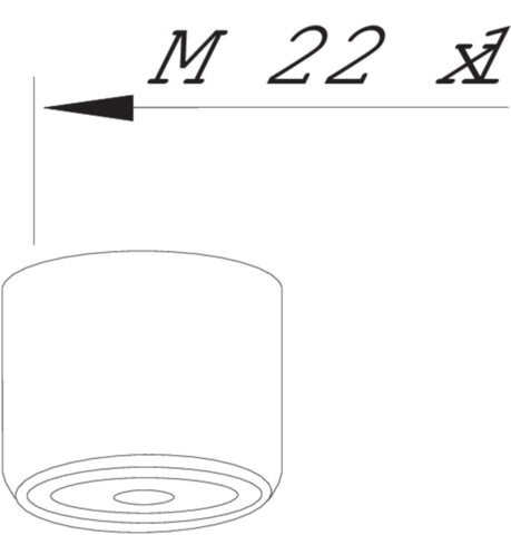 Perlator M22 x 1 innvendig gjenget, Oras