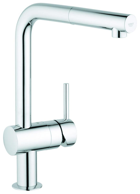Kjøkkenbatteri Minta med uttrekkbar tut, Grohe
