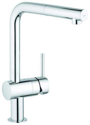 Kjøkkenbatteri Minta med uttrekkbar tut, Grohe