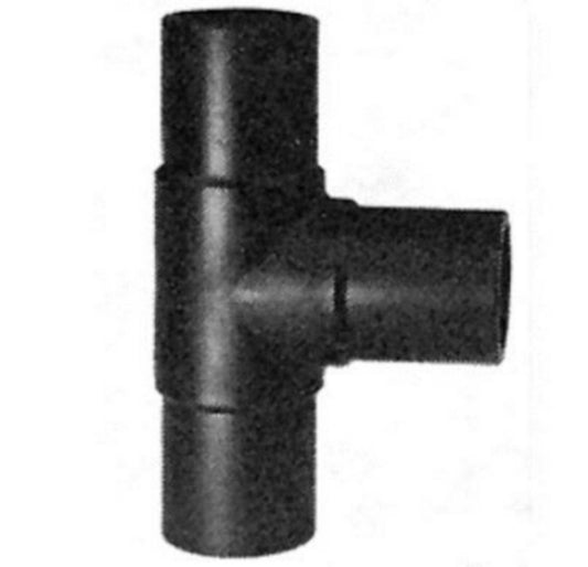 T-rør lang ende 90° PE100 SDR17, GF - Georg Fischer