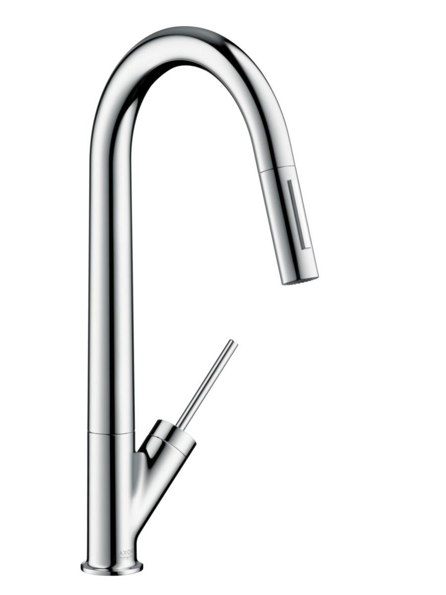Kjøkkenbatteri Axor Starck med uttrekkbar tut - Hansgrohe