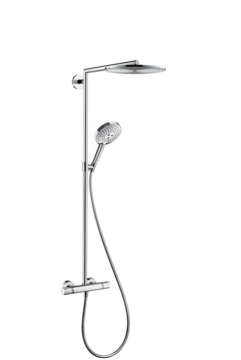Takdusjpakke Raindance Select S 300 Showerpipe rund med termostat, Hansgrohe