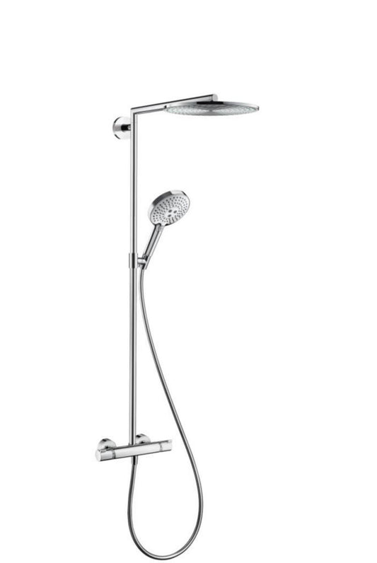 Takdusjpakke Raindance Select S 300 Showerpipe rund med termostat, Hansgrohe