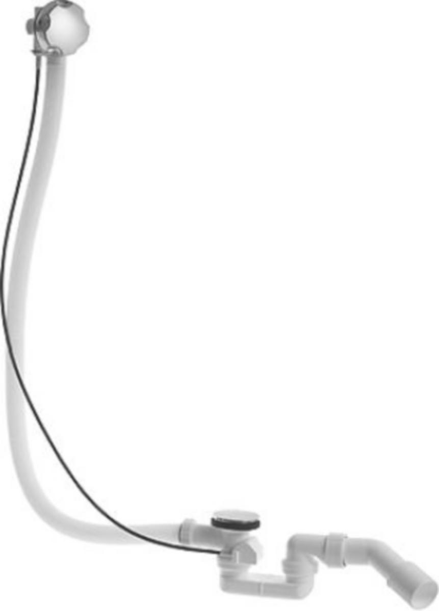 Av- og overløpssett midten D-Code, Duravit